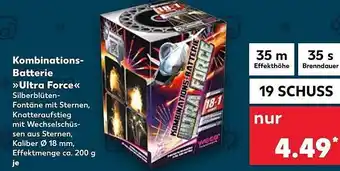 Kaufland Kombinations-batterie „ultra force“ Angebot