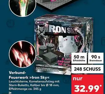 Kaufland Verbund-feuerwerk „iron sky“ Angebot