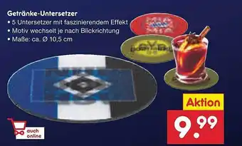 Netto Marken-Discount Getränke-untersetzer Angebot