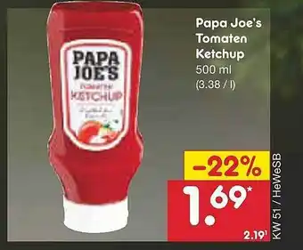 Netto Marken-Discount Papa joe's tomaten ketchup Angebot