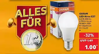 Kaufland Osram Led-Birne E27 Angebot