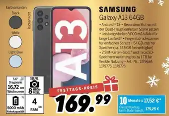 MEDIMAX Samsung Galaxy A13 64 GB Angebot