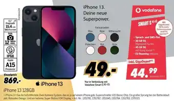 MEDIMAX iPhone 13 128GB Angebot