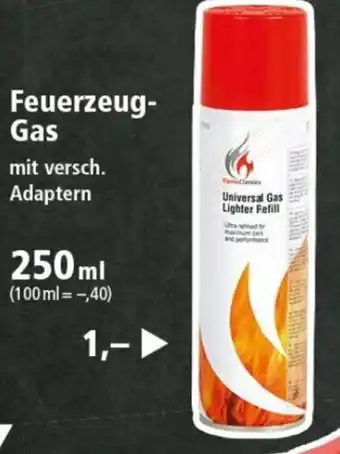 Thomas Philipps Feuerzeug Gas 250ml Angebot