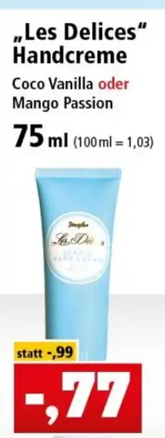 Thomas Philipps Les Delices Handcreme 75ml Angebot