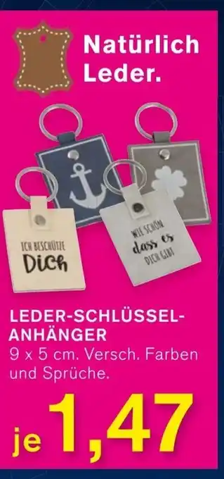 KODi Leder-Schlusselanhanger Angebot