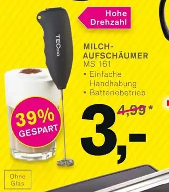 KODi TecTro Milchaufschaumer | MS161 Angebot