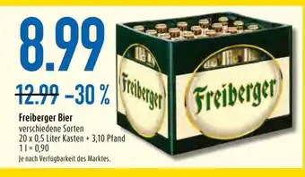 diska Freiberger Bier 20*500ml Angebot