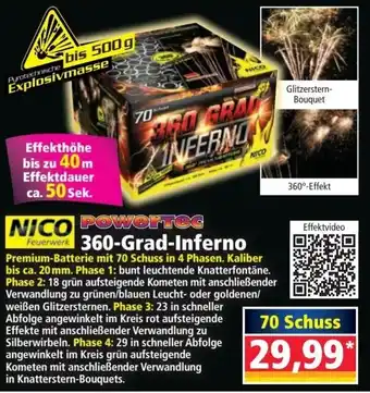 Norma Nico Powertec 360 Grad Inferno 70 Schuss Angebot