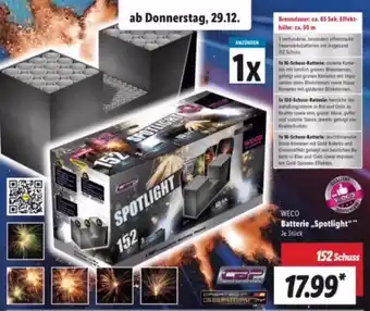 Norma Weco Batterie Spotlight 152 Schuss Angebot