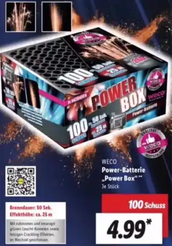 Norma Weco Power Batterie Power Box 100 Schuss Angebot