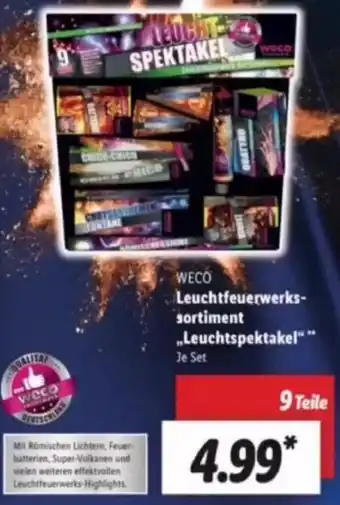 Norma Weco Leuchtfeuerwerkssortiment Leuchtspektakel 9 Teile Angebot