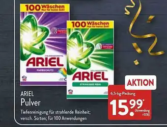 Aldi Nord Ariel pulver Angebot