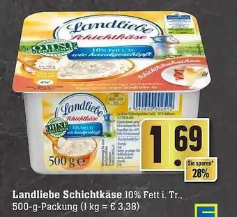 Edeka Landliebe schichtkäse Angebot