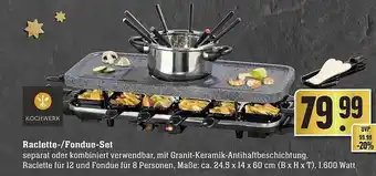 Edeka Raclette- oder fondue-set kochwerk Angebot