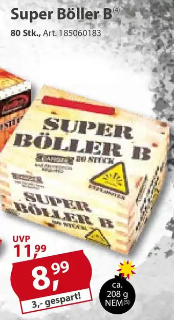 Sonderpreis Baumarkt Super Böller B, 80 Stk. Angebot