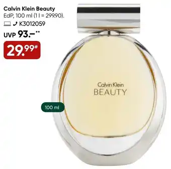 Galeria Calvin Klein Beauty EdP, 100 ml Angebot