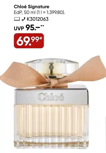 Galeria Chloé Signature EdP, 50 ml Angebot