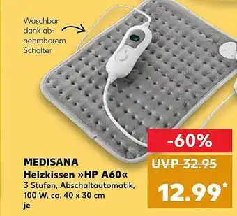 Kaufland Medisana Heizkissen >> HP A60<< Angebot