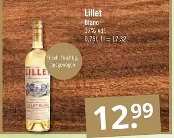 GetränkePartner Lillet blanc Angebot