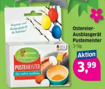 Budni Ostereier Ausblasgerät Pustemeister Angebot