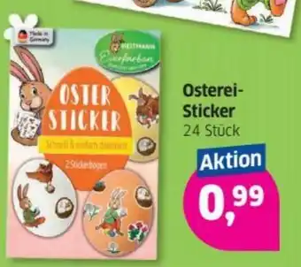 Budni Osterei Sticker Angebot