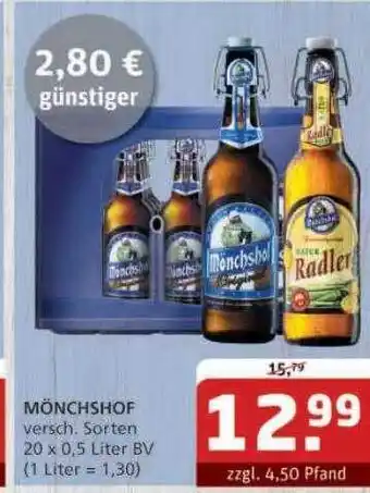 Getränke Quelle Mönchshof Angebot