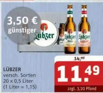 Getränke Quelle Lübzer Angebot