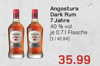 akzenta Angostura dark rum 7 jahre Angebot