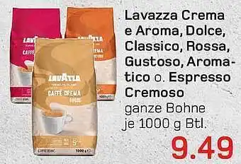 akzenta Lavazza crema e aroma, dolce, classico, rossa, gustoso, aromatico oder espresso cremoso Angebot