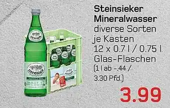 akzenta Steinsieker mineralwasser Angebot