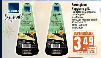 Edeka Edeka originale parmigiano reggiano g.u. Angebot