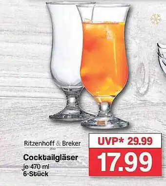 Famila Nord West Ritzenhoff&breker cocktailgläser Angebot