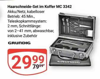 Globus Grundig haarschneide-set im koffer mc 3342 Angebot