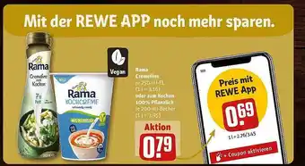 REWE Rama cremefine oder zum kochen 100% pflanzlich Angebot