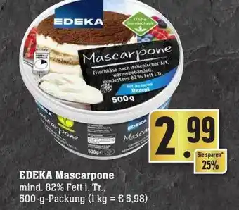 Scheck-in-Center Edeka mascarpone Angebot