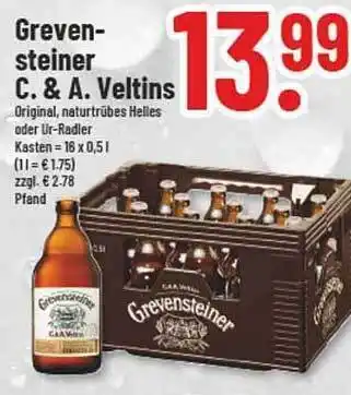 trinkgut Grevensteiner c. & a. veltins Angebot