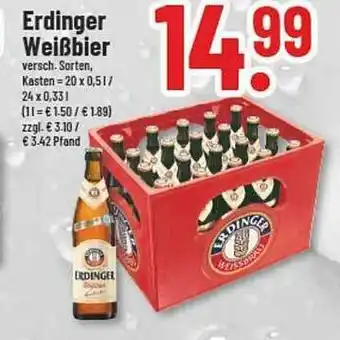 trinkgut Erdinger weißbier Angebot