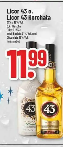 trinkgut Licor 43 o. licor 43 horchata Angebot