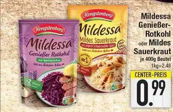 E-Center Hengstenberg mildessa genießer-rotkohl oder mildes sauerkraut Angebot