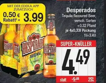 E-Center Desperados tequila flavoured beer Angebot