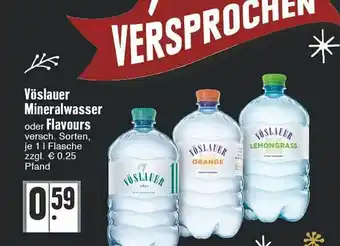 Edeka Vöslauer mineralwasser oder flavours Angebot