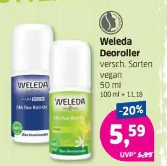 Budni Weleda Deoroller 50ml Angebot