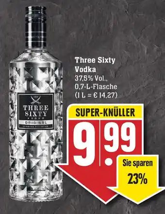 Edeka Three Sixty Vodka 0,7L Angebot