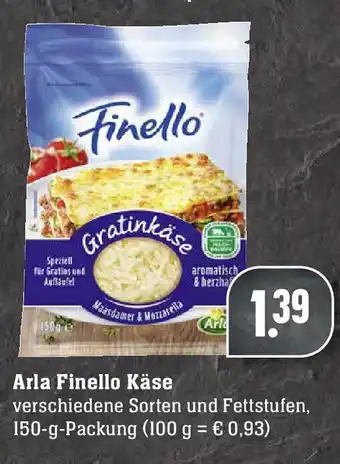 Edeka Arla Finello Käse 150g Angebot