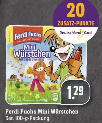 Edeka Ferdi Fuchs Mini Würstchen 100g Angebot