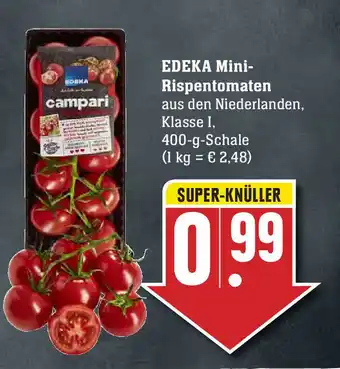 Edeka Edeka Mini Rispentomaten 400g Angebot