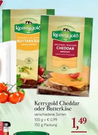 Dornseifer Kerrygold Cheddar oder Butterkäse 150g Angebot