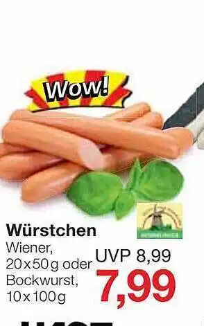 Jawoll Würstchen wiener Angebot