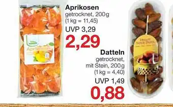 Jawoll Aprikosen oder datteln Angebot